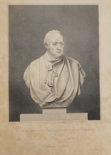 Horsfield, Rev. Thomas Walker – The History, Antiquities and Topography of the County of Sussex, 2 vol., 2 engraved portrait frontispieces, 54 plates, 2 folding maps, original boards with morocco spines, Lewes & London,